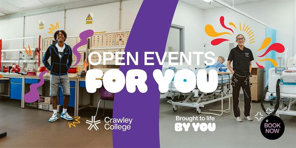 Crawley College Open Event - Tuesday 10 March 2026, 10 March | Event in Crawley | AllEvents