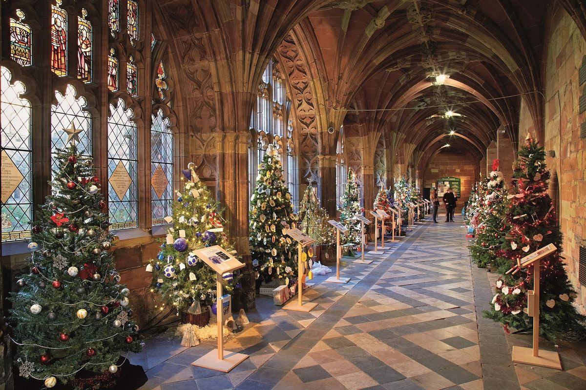Cloisters Christmas 2022 Christmas Tree Festival In The Cloister 16-23 Dec, Worcester Cathedral,  December 16 To December 23 | Allevents.in