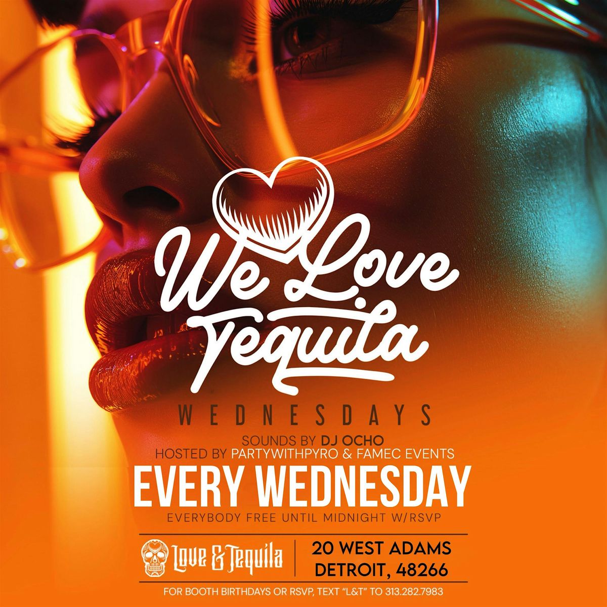 LOVE @ TEQUILA WEDNESDAYS EVERYBODY FREE W/ RSVP | Event in Detroit | AllEvents