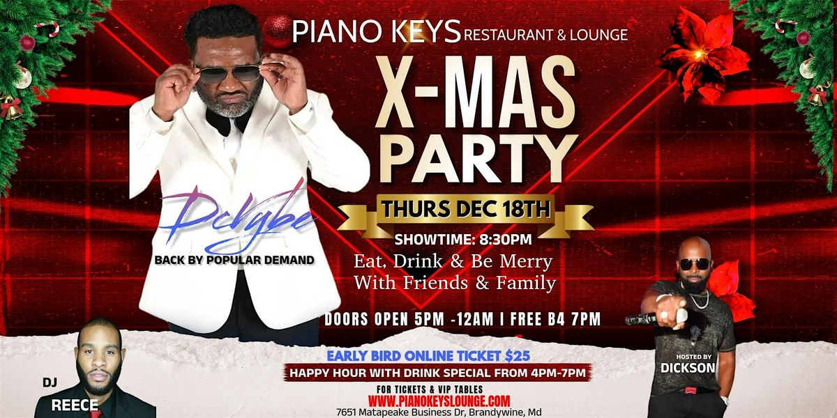 DCVYBE Piano Keys  X-Mas Party @ Piano Keys Lounge Thur Dec 18th, 18 December | Event in Brandywine | AllEvents