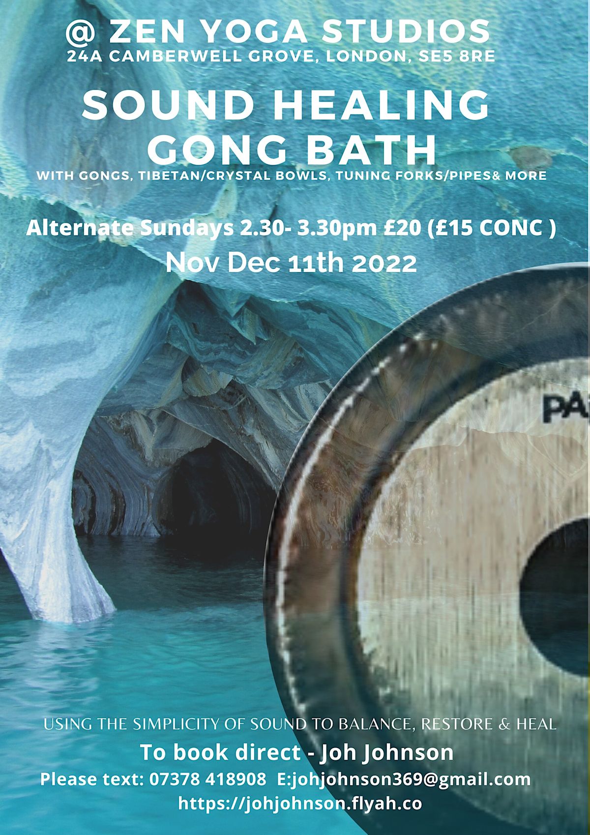 Restorative Sound Healing Journey & Gong Bath at Zen Yoga Studios, Zen ...