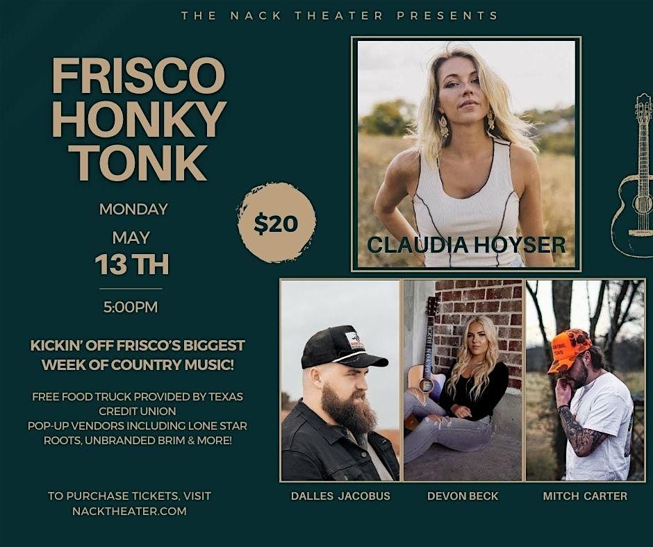 Devon Beck Rapper Frisco Honky Tonk - Featuring Claudia Hoyser & Dalles Jacobus, Devon ...