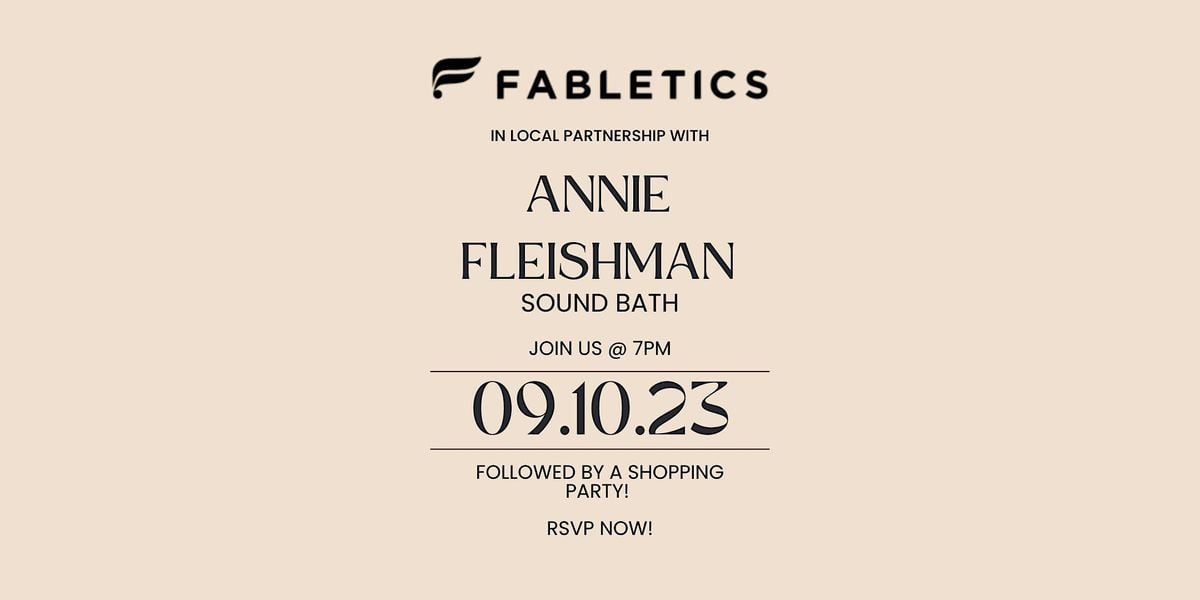 FABLETICS in local partnership with Annie Fleishman, Fabletics ...