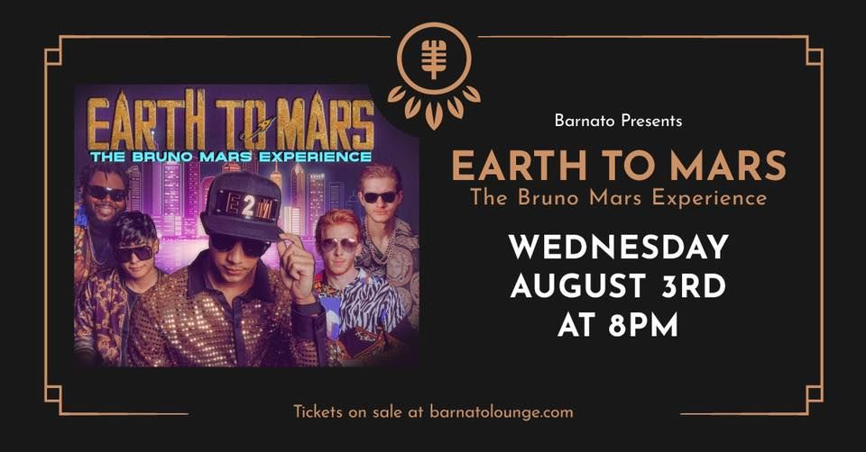 Earth To Mars The Bruno Mars Experience August 4 22 Online Event Allevents In Earth To Mars The Bruno Mars Experience August 4 22 Online Event Allevents In