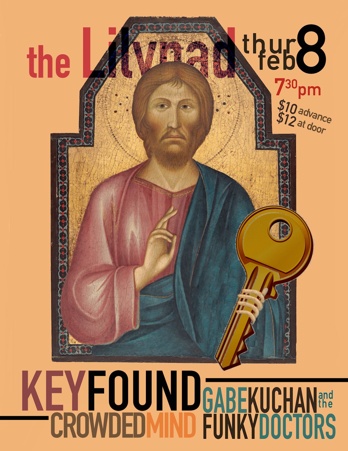Key Found, Gabe Kuchan and Crowded Mind live at The Lilypad, The