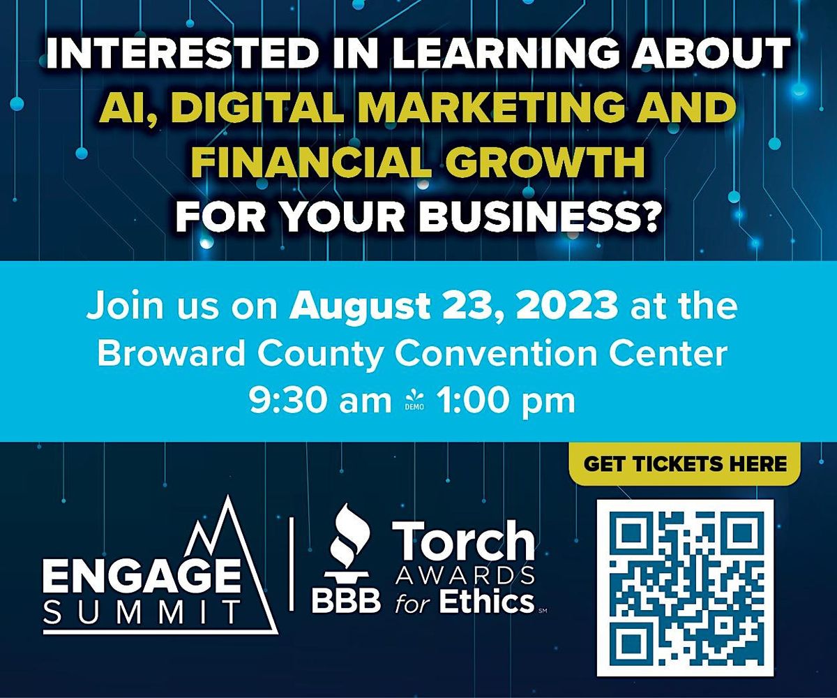 BBB Engage Summit, Broward County Convention Center, Fort Lauderdale