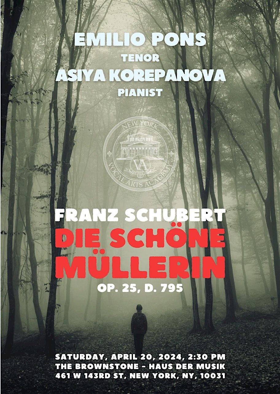 Franz Schuberts "Die schöne Müllerin", with tenor Emilio Pons and ... Franz Schuberts "Die schöne Müllerin", with tenor Emilio Pons and ...