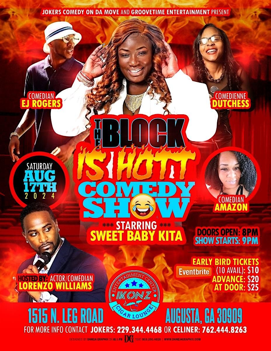 Comedian Block Rvt The Block Is Hott Comedy Show, Ikonz Sportsbar & Grill, Augusta, 17 ...