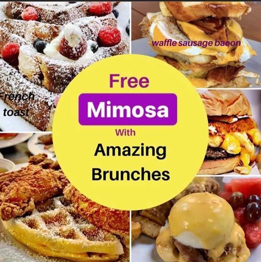 Free Mimosa with Besties & Amazing brunches at New Spot Eatery, Alief