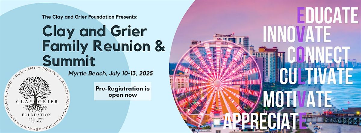 Family Reunion & Summit Myrtle Beach 2025, 10 July | Event in Myrtle Beach | AllEvents