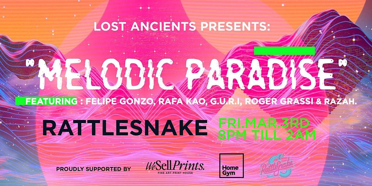 Melodic Paradise, Rattlesnake Motel, Coolangatta, March 3 to March 4