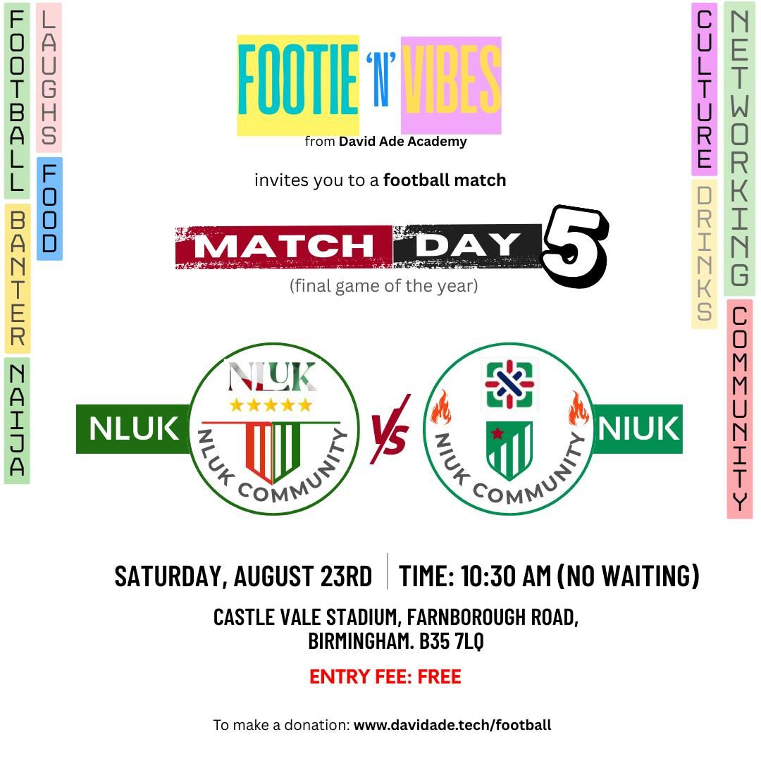NIUK vs NLUK Exhibition Match, 23 August | Event in Marston Green | AllEvents