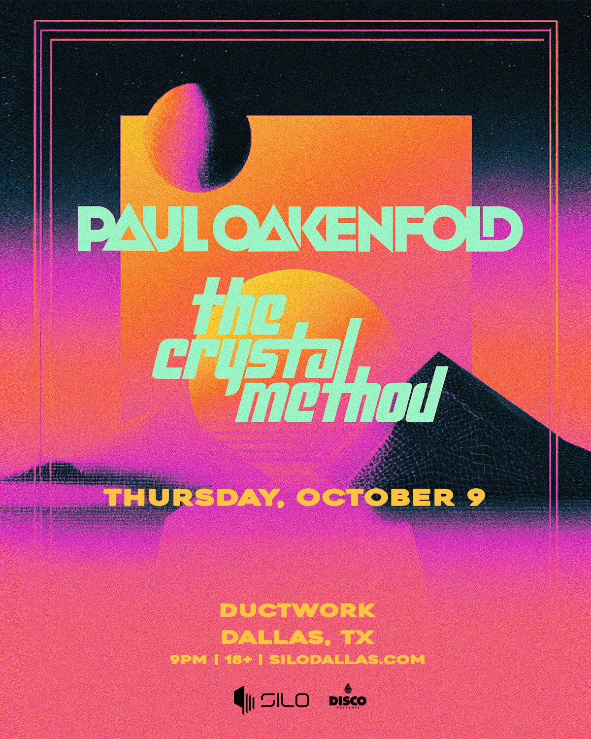 Paul Oakenfold & The Crystal Method, 16 October | Event in Austin | AllEvents