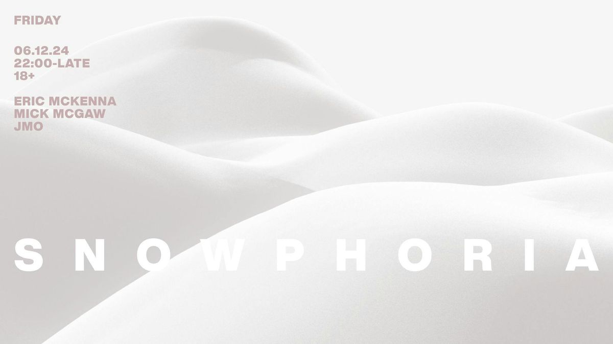 Snowphoria 6th December 2024, Baa Bar Liverpool, 6 December to 7