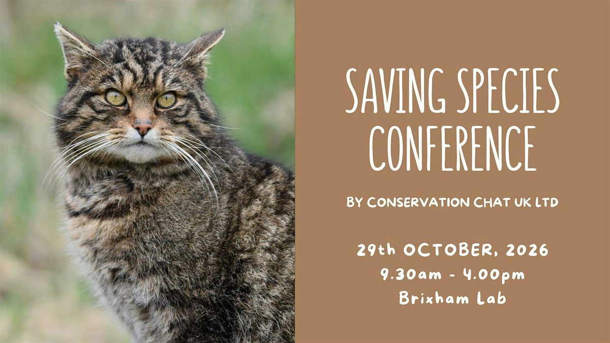 Saving Species Conference 2026, 29 October | Event in Brixham | AllEvents