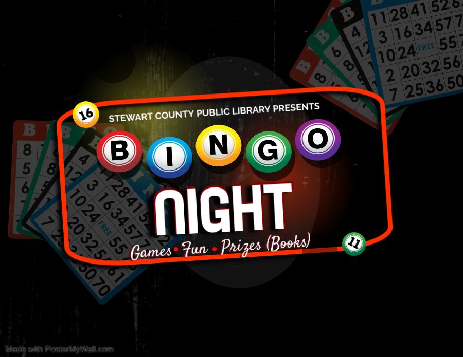 Community Bingo, Stewart County Public Library, Dover, January 5 2024