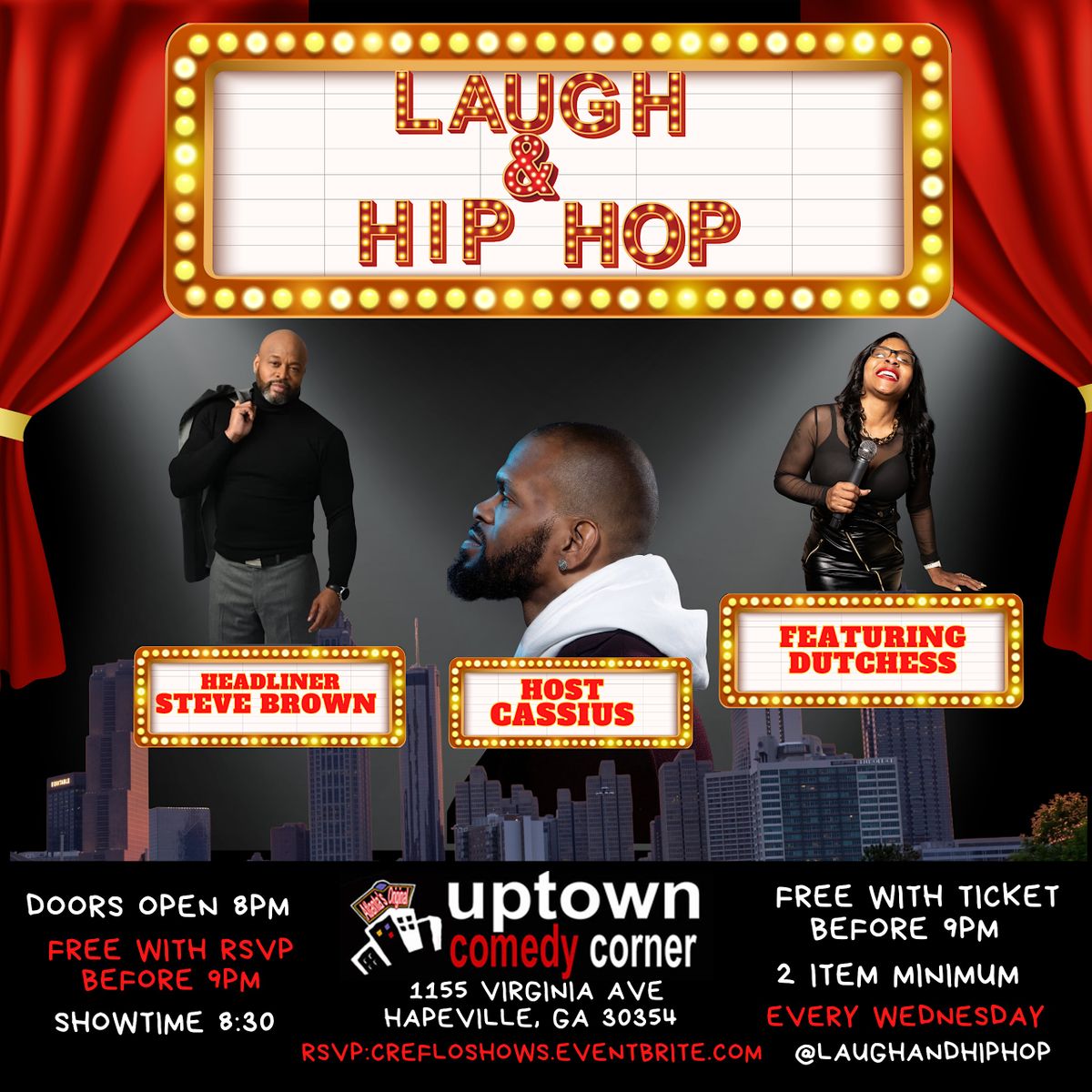 WIND DOWN WEDNESDAY COMEDY SHOW, Uptown Comedy Corner, Hapeville