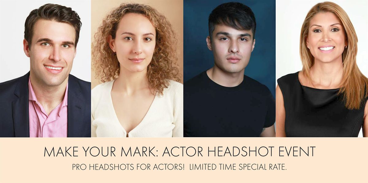 NYC Actors Headshot Photography - Presented by Fairway Studios - $250 | Event in New York | AllEvents