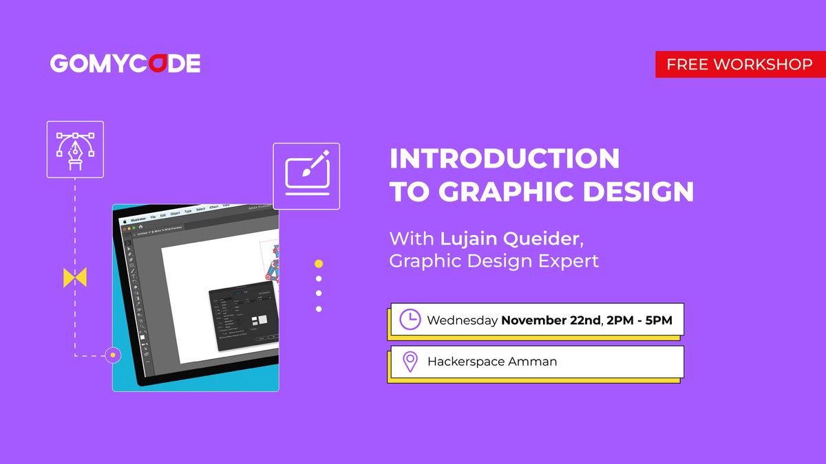 introduction to graphic design FREE workshop, GOMYCODE JO, Amman, 22 ...