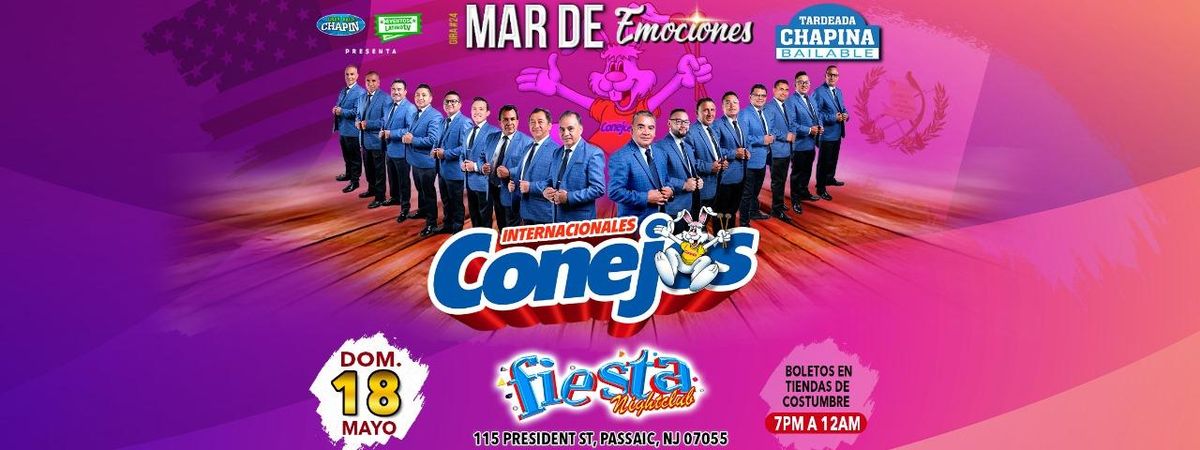 INTERNACIONALES CONEJOS EN PASSAIC, 18 May | Event in Passaic | AllEvents
