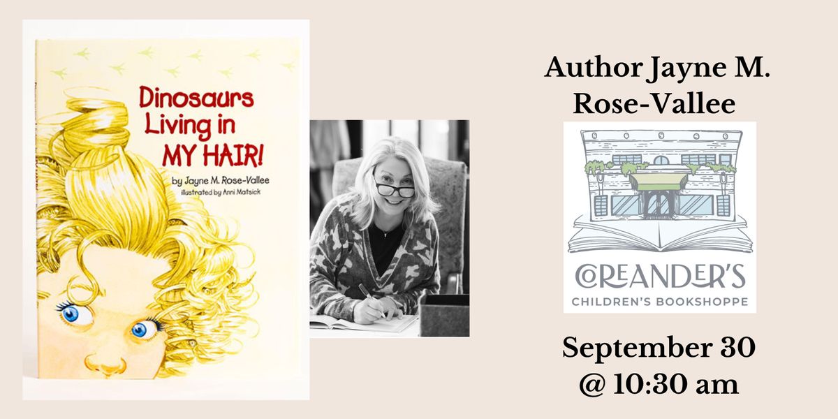 Author Jayne Vallee Book Reading, Coreander's Children's