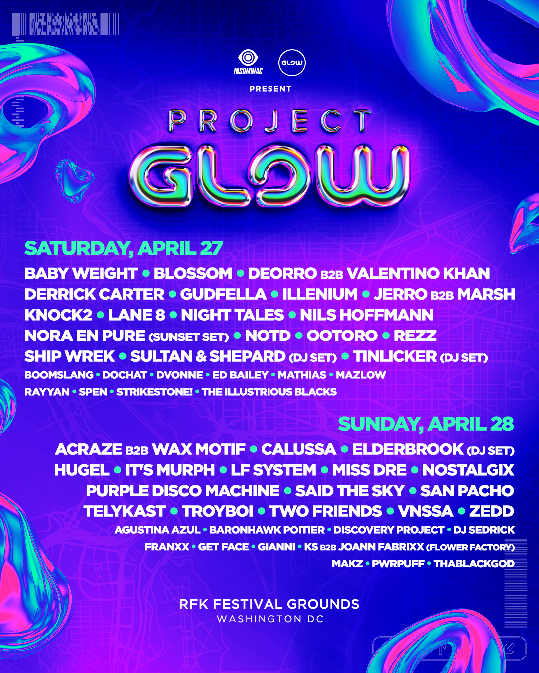 Project Glow (2 Day Pass) (18+), 31 May | Event in Washington | AllEvents