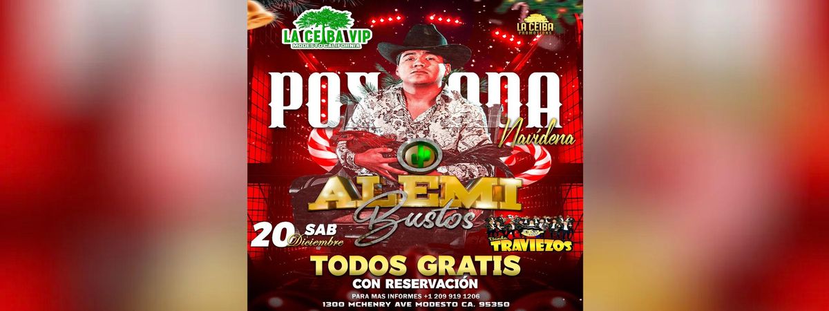 ALEMI BUSTOS & BANDA LOS TRAVIEZOS, 20 December | Event in Modesto | AllEvents