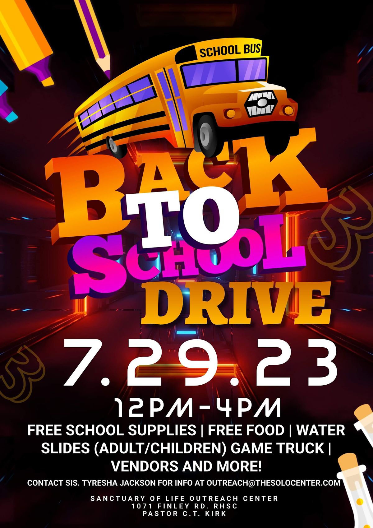 Back to School Drive, 1071 Finley Rd, Rock Hill, July 29 2023 | AllEvents.in