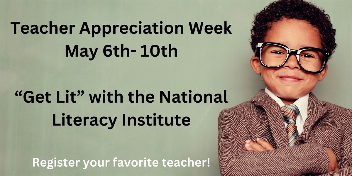 Teachers Night Out for Teacher Appreciation Week, May 6th 11th