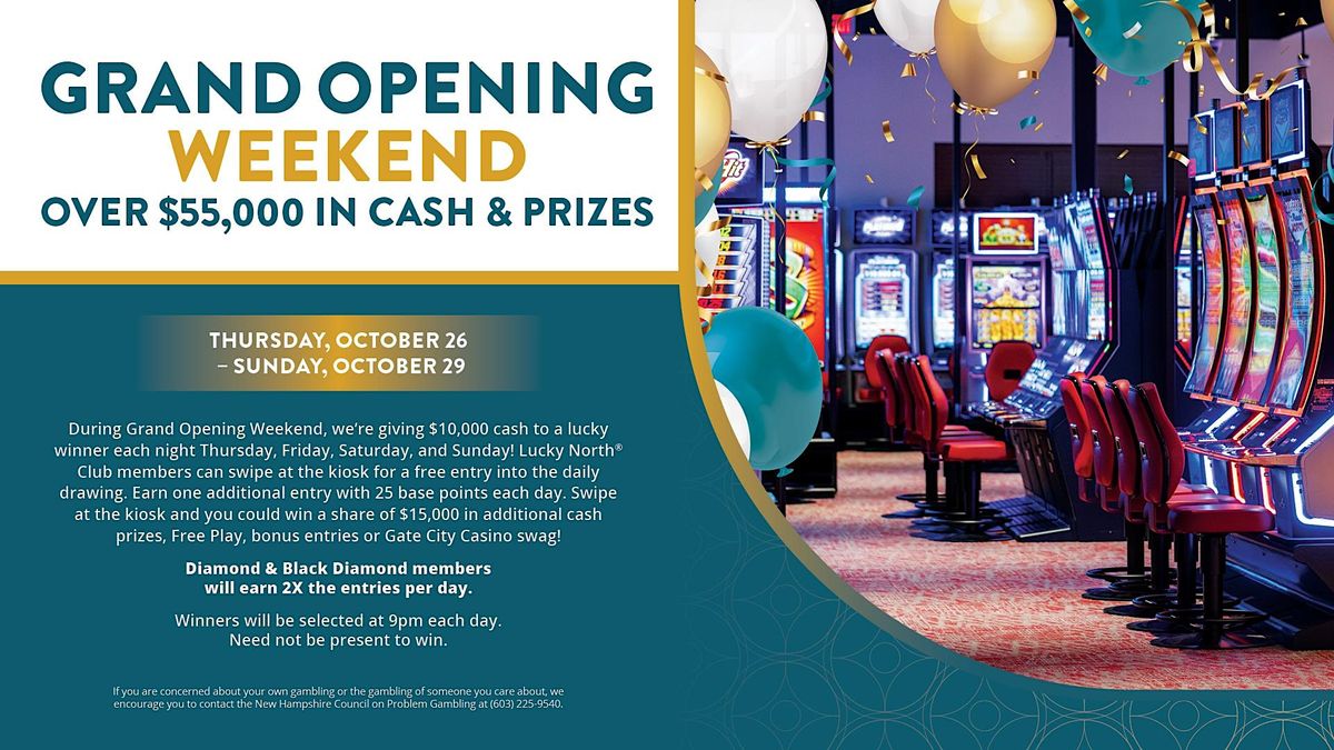 Gate City Casino Grand Opening Weekend, Gate City Casino, Nashua
