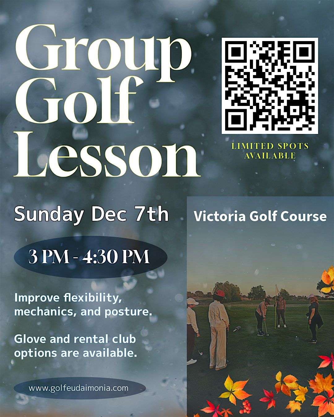 December Group Golf Lesson, 7 December | Event in Carson | AllEvents