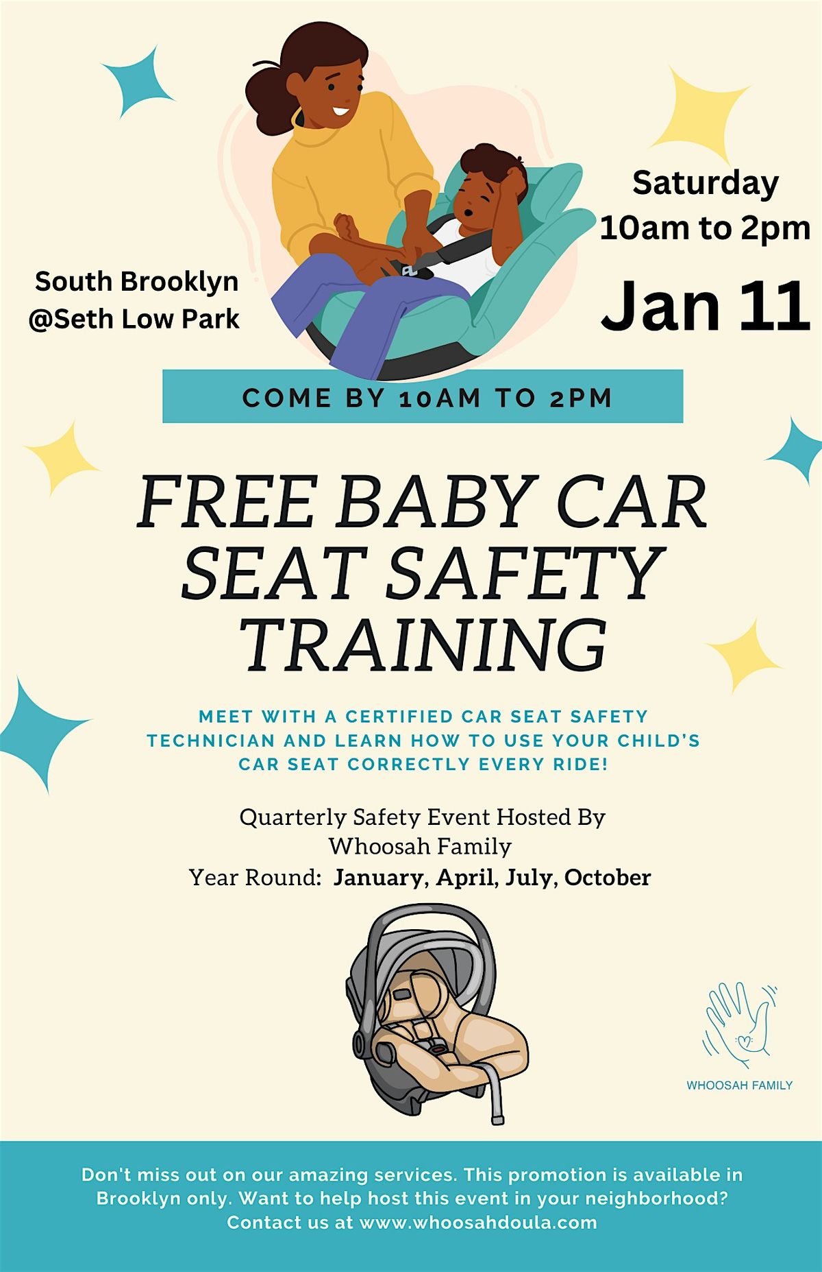 Free Baby Car Seat Safety Check Great for Expecting Parents Jan. 11