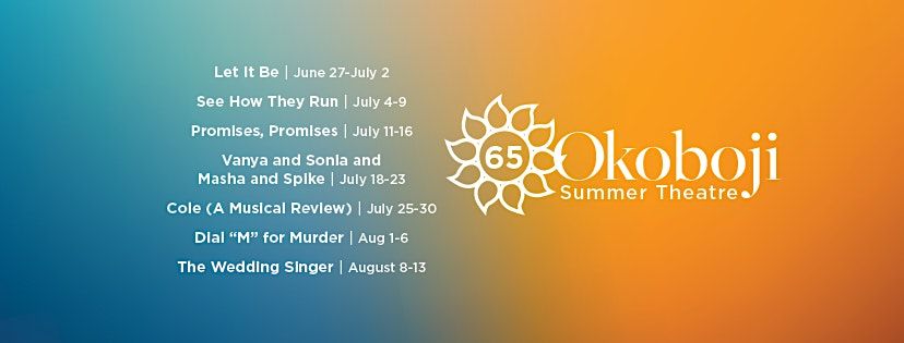 See How They Run Friday Evening, 7 July | Event in Okoboji | AllEvents.in