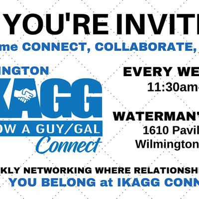 Wilmington InPerson IKAGG Connect Weekly Meeting, Waterman's Brewing