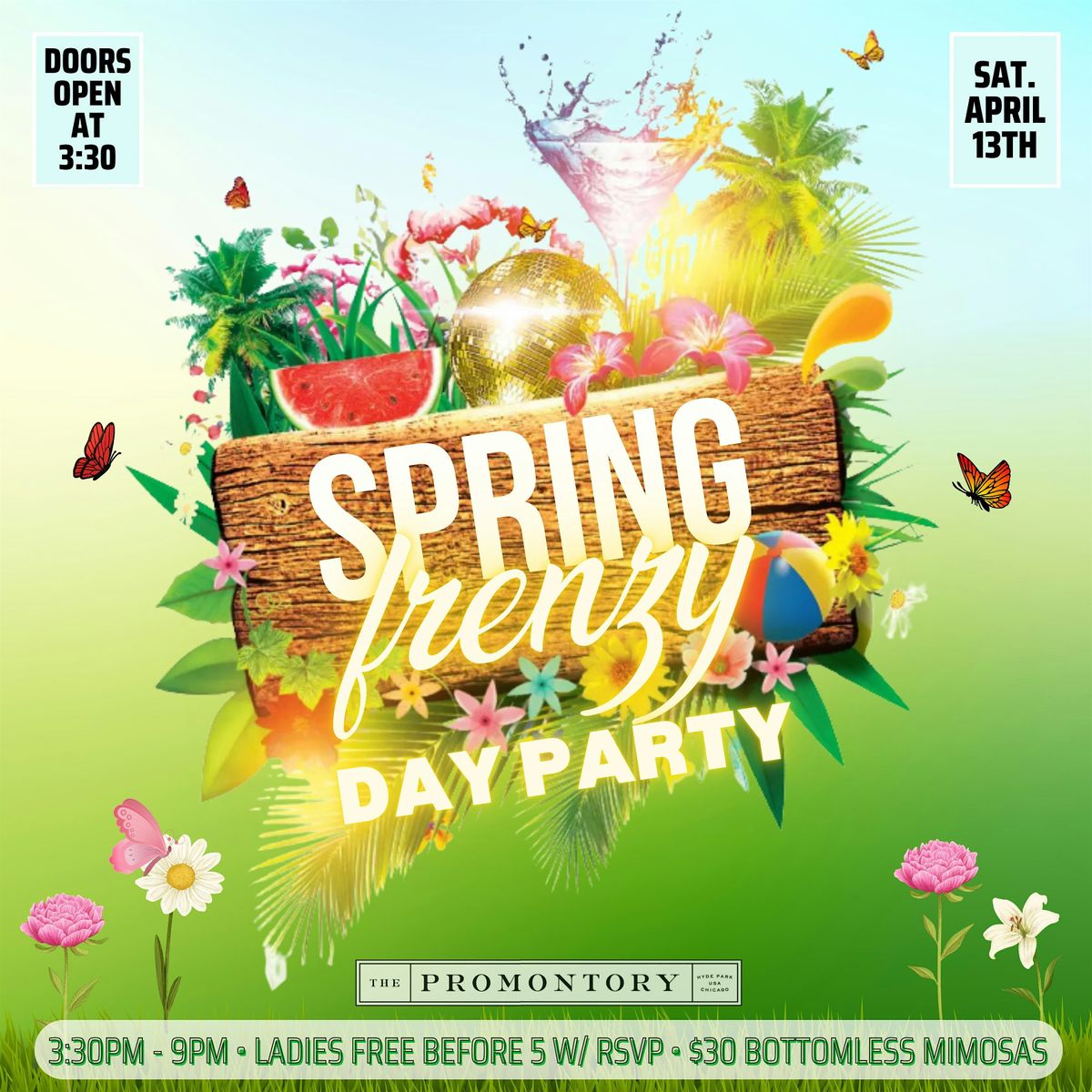 Spring Frenzy: The Spring Kick-Off, The Promontory, Chicago, 13 April ...