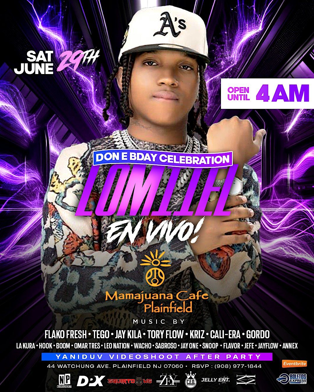 LOMIIEL EN VIVO, Mamajuana Café Plainfield, 29 June to 30 June | AllEvents
