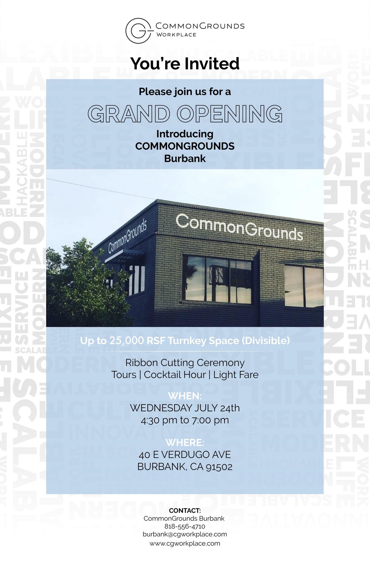 Commongrounds Burbank Grand Opening Burbank