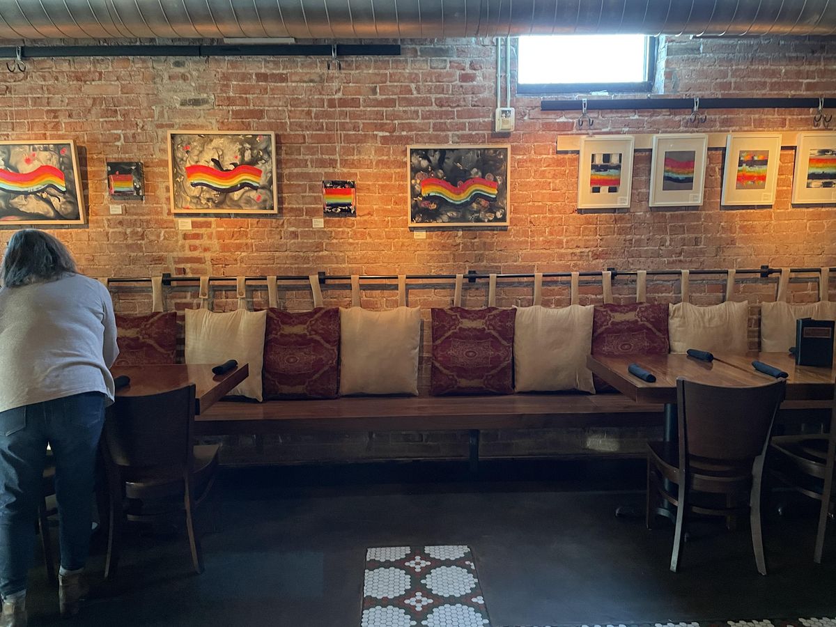 Artist Talk with Teresa Dirks at Ragazza, Ragazza Food & Wine, Kansas City, 22 March 2023