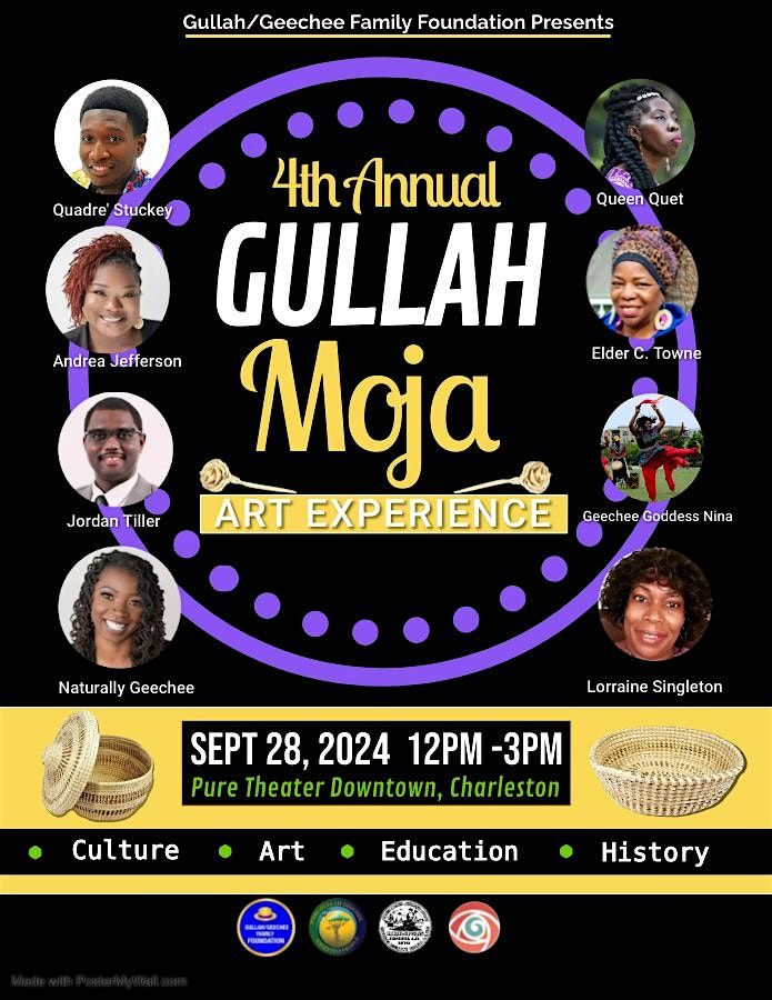 4th Annual Gullah Moja Arts Experience, 134 Cannon St, Charleston, 28 ...