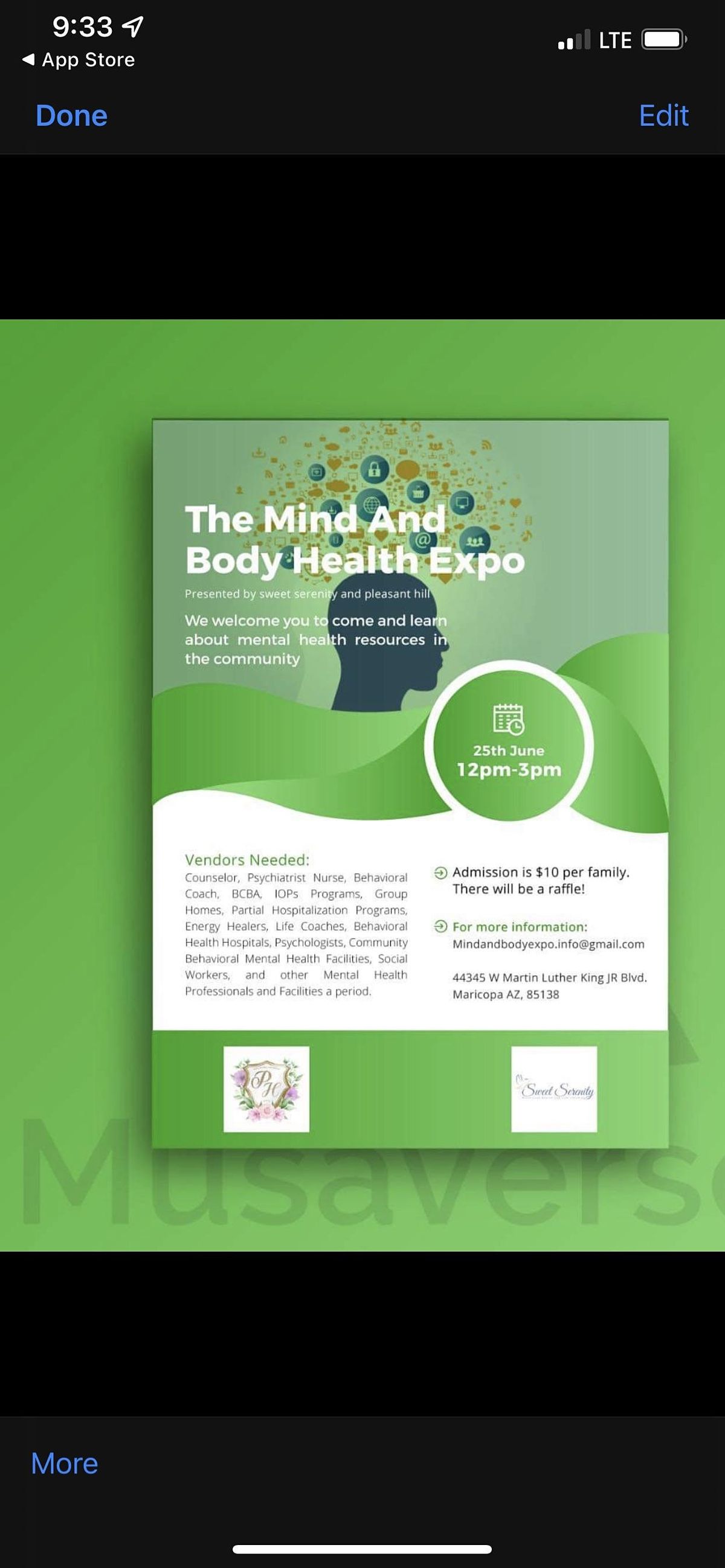 Mind and body connection, Copper Sky, Maricopa, June 25 2022 AllEvents.in