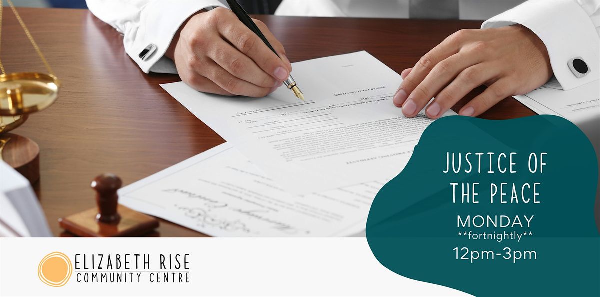 Justice of the Peace JP Service| Elizabeth Rise Community Centre ...