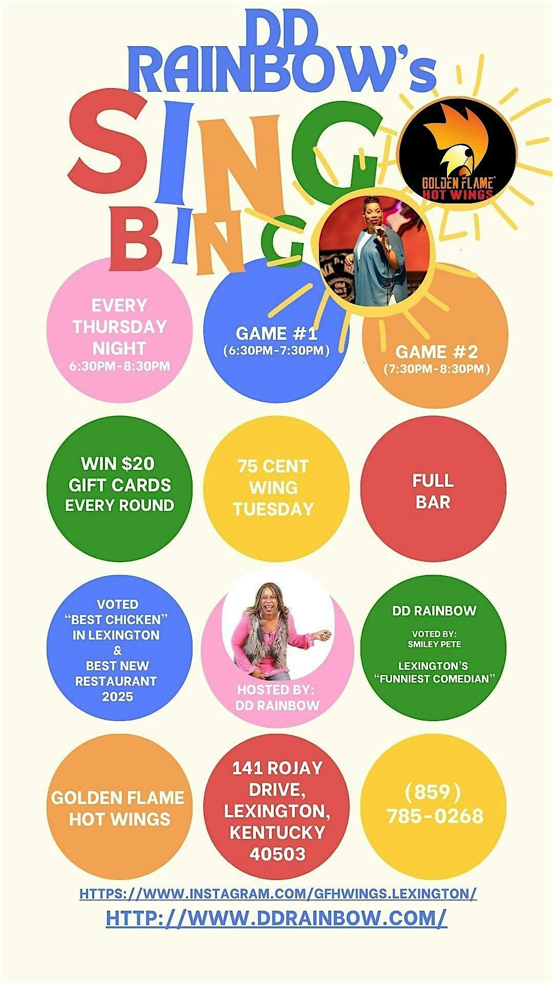 DD RAINBOW's  "SINGO*BINGO" | Event in Lexington | AllEvents