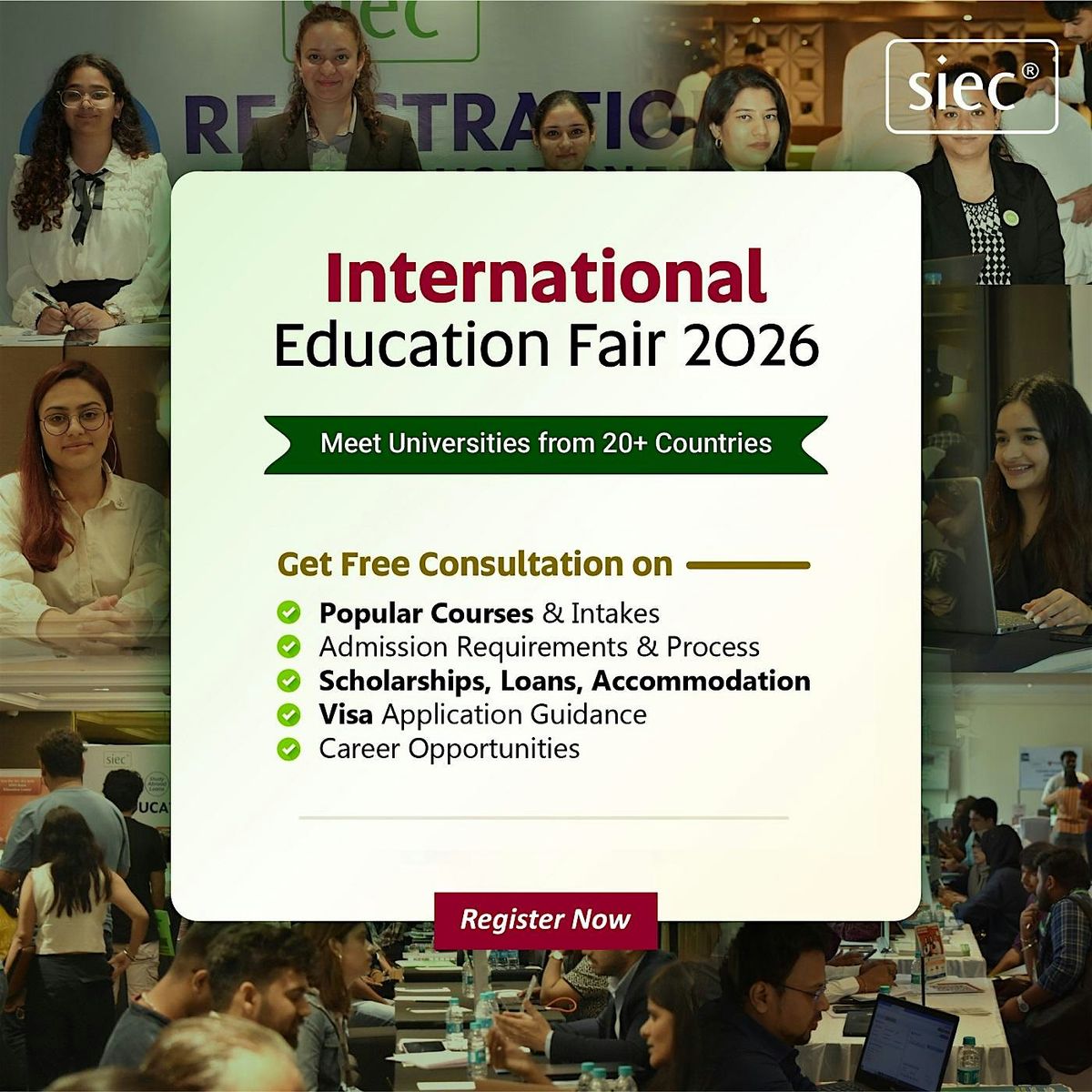 SIEC lnternational Education Fair 2026, 17 January | Event in Chandigarh | AllEvents