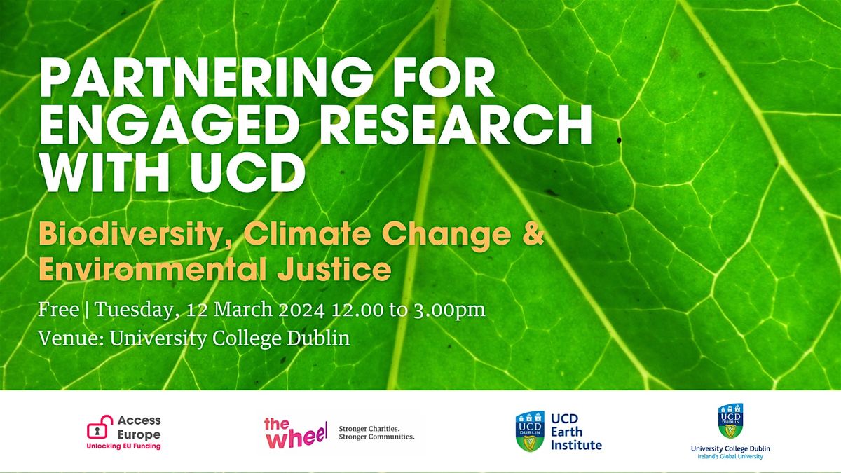 Partnering for Engaged Research with University College Dublin (UCD ...