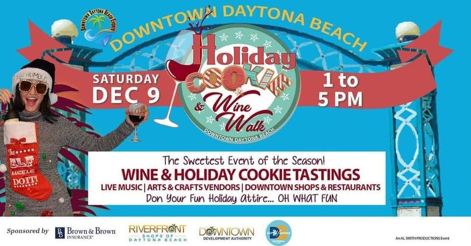 Holiday Cookie and Wine Walk, Madeline's Wine Bar, Daytona Beach
