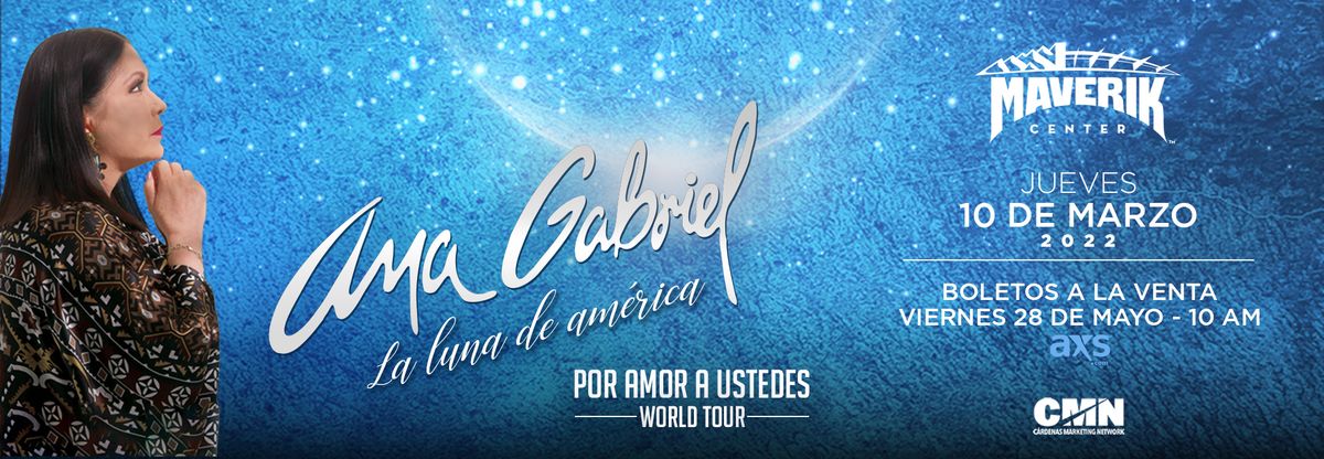 Parking Ana Gabriel, 7 September | Event in Fresno | AllEvents