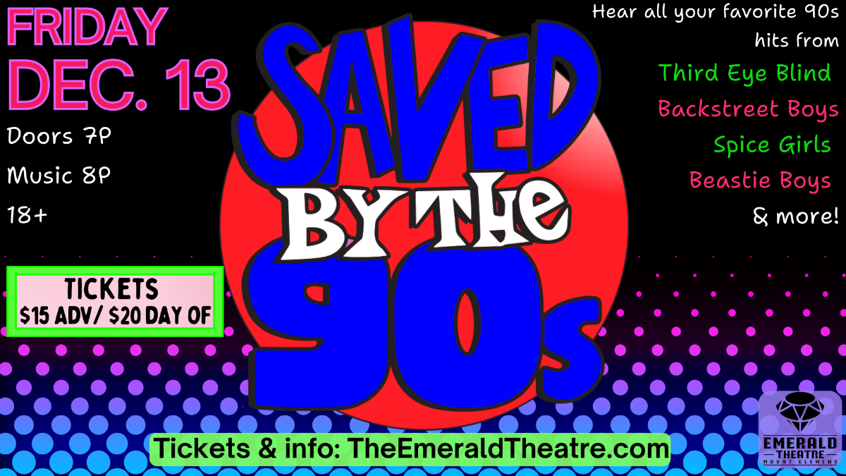 Saved by the 90's, 26 July | Event in Richmond | AllEvents