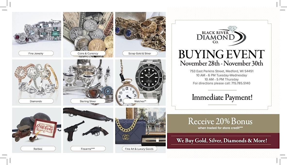 Buying Event at Black River Diamond Company, Black River Diamond