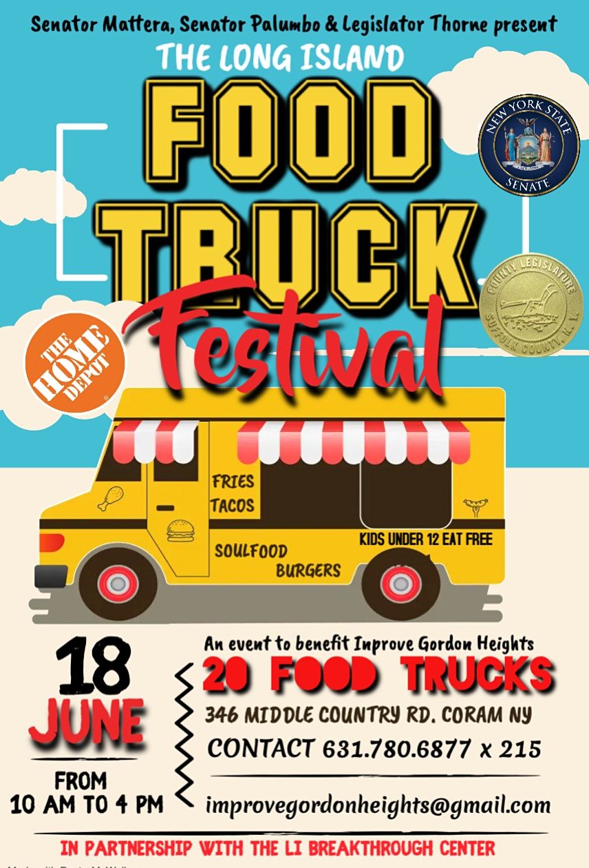 Long Island Food Truck Festival, LI Breakthrough Center, Coram, August