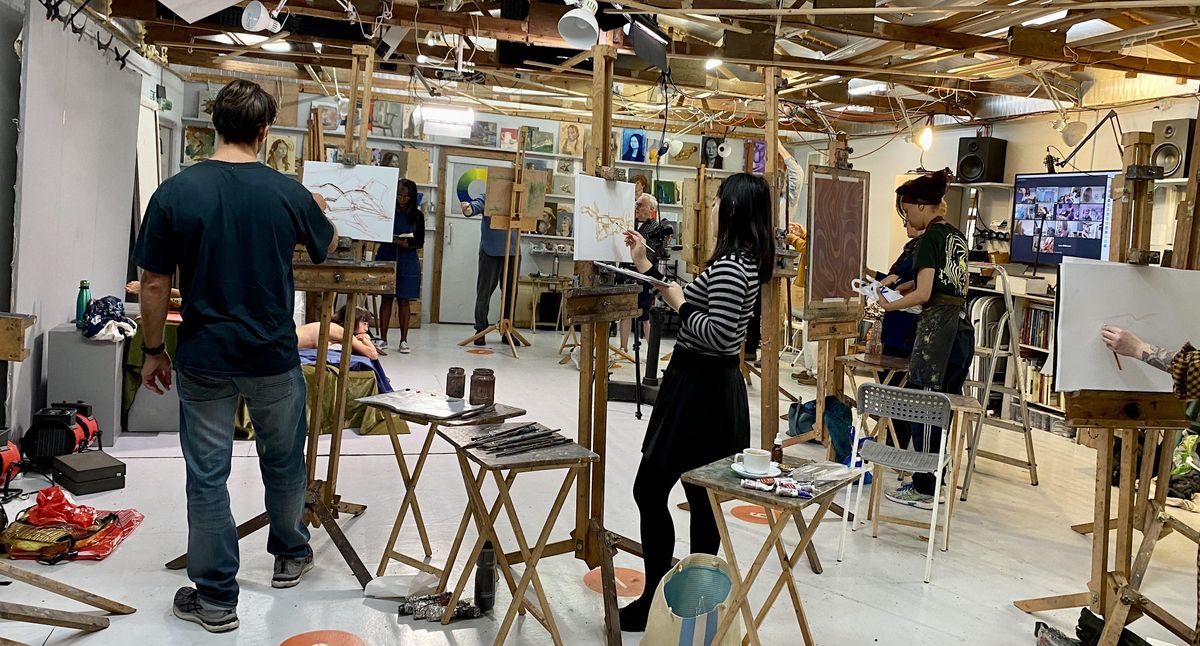 Life Drawing and Painting session in South London Dulwich Art Group, Dulwich Art Group